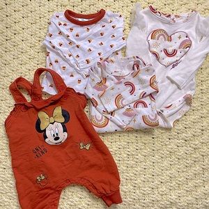 Disney 0-3 Jump suit set